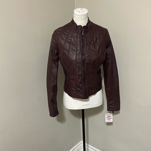 Brand new Jou Jou Faux-Leather Jacket - Picture 1 of 7